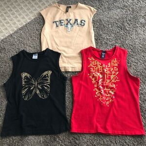 Lot of vintage tank tops